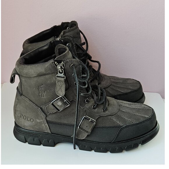 Polo Ralph Lauren Demond - Lace-Up Zip Boots